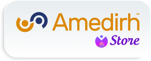 logo amedirh store blanco