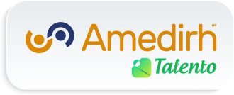 logo amedirh talento blanco